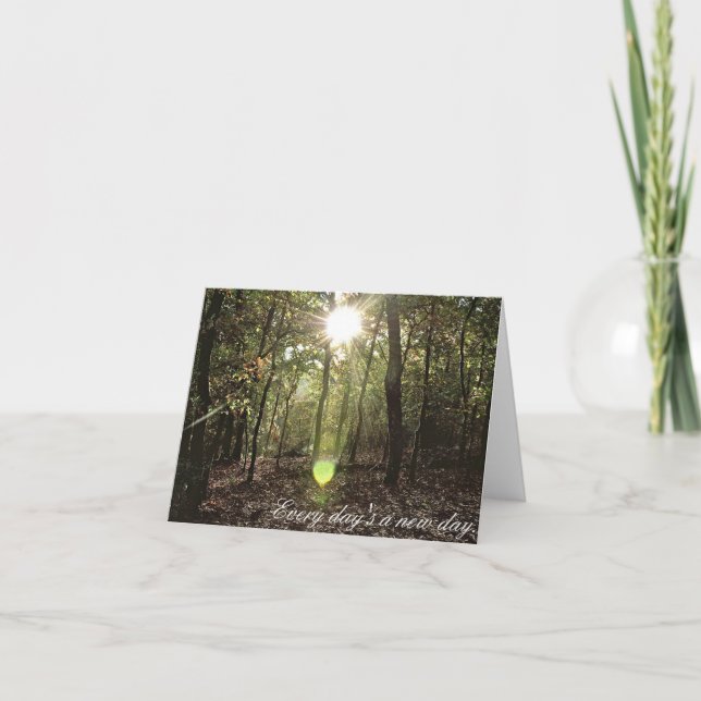 Sonnenlicht - Notecard Karte (Vorderseite)