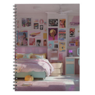 Sonnenlicht Retro Poster Wand Schlafzimmer Noteboo Notizblock
