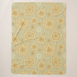 Sonnenlicht Stille II in Light Olive Sherpadecke