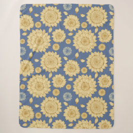 Sonnenlicht Stillstand II in Country Blue Sherpadecke