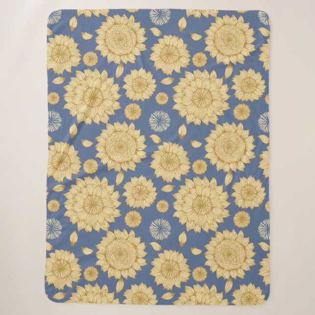 Sonnenlicht Stillstand II in Country Blue Sherpadecke (Vorderseite)