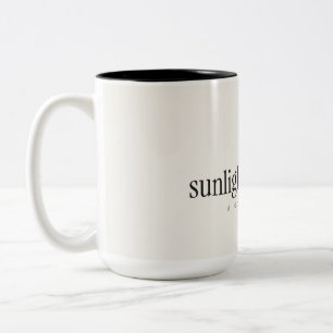 Sonnenlicht und Stille Pflanzenliebhaber Zweifarbe Zweifarbige Tasse