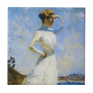 Sonnenlicht von Frank Benson Fliese