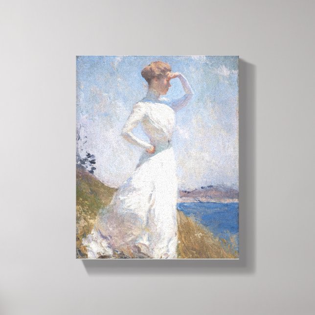 Sonnenlicht von Frank Weston Benson Canvas Print Leinwanddruck (Vorderseite)