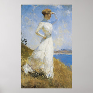 Sonnenlicht von Frank Weston Benson Poster