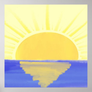 Sonnenmalerei Poster