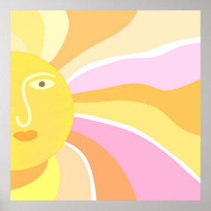 Sonnenmalerei Poster