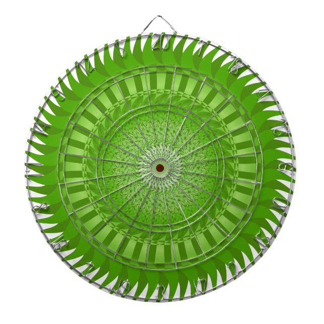 Sonnenmandala grün dartscheibe (vorne)