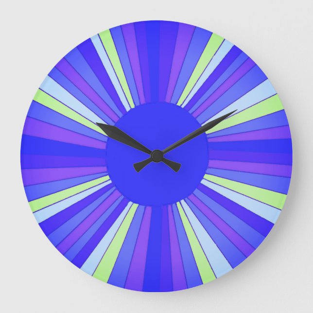 Sonnenmauer-Uhr Große Wanduhr (Vorderseite)