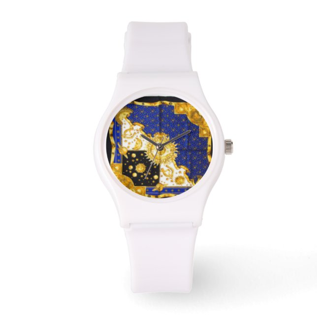 SONNENMOND UND STERNEN KINDERSEHEN ARMBANDUHR (Vorderseite)