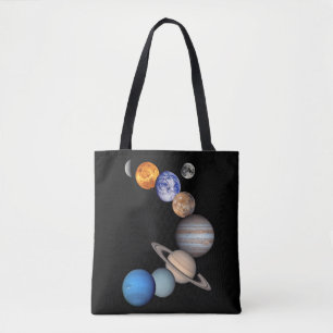 Sonnenmontage JPL-Planetenfotos Tasche