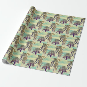 Sonnenpalmenplantage: Kulturoase. Geschenkpapier