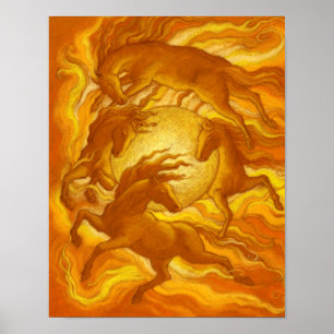 Sonnenpferde Poster