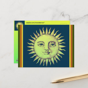 Sonnenpostkarte Postkarte