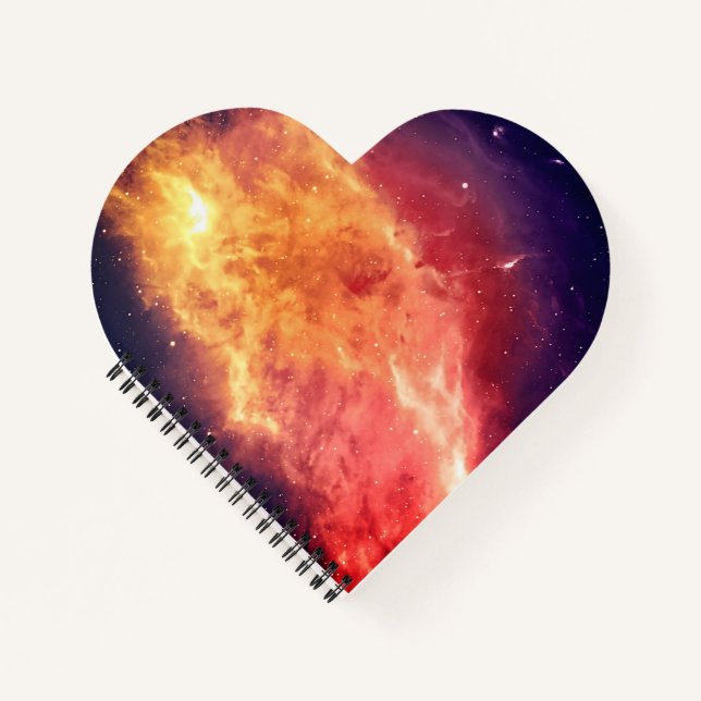 Sonnens Feuer Durch Das Universum Notizbuch (Vorderseite)