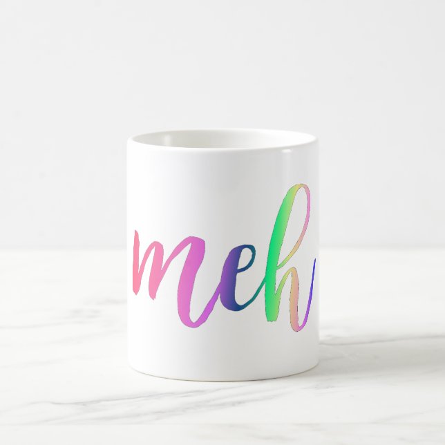 Sonnensarkastische Regenbogenfotografie Kaffeetasse (Mittel)