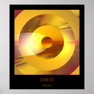 Sonnenscheibe Poster