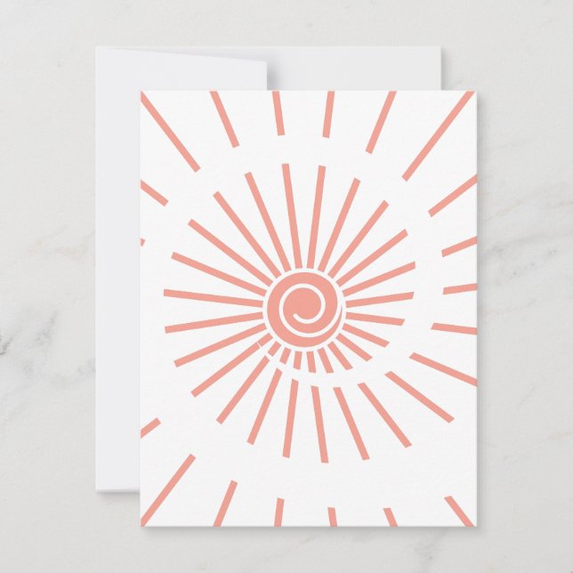 Sonnenschein 10 mitteilungskarte (Vorderseite)