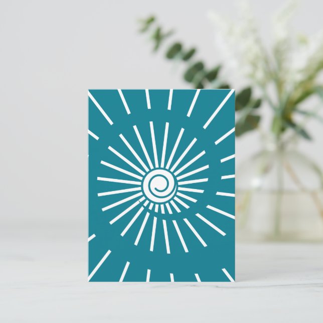 Sonnenschein 11 postkarte (Stehend Vorderseite)