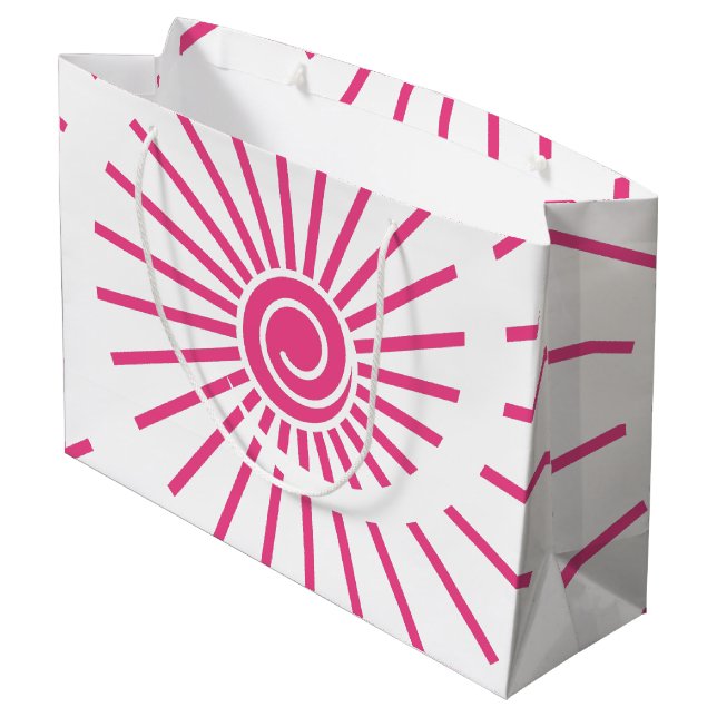 Sonnenschein 15 große geschenktüte (Rückseite Schrägansicht)