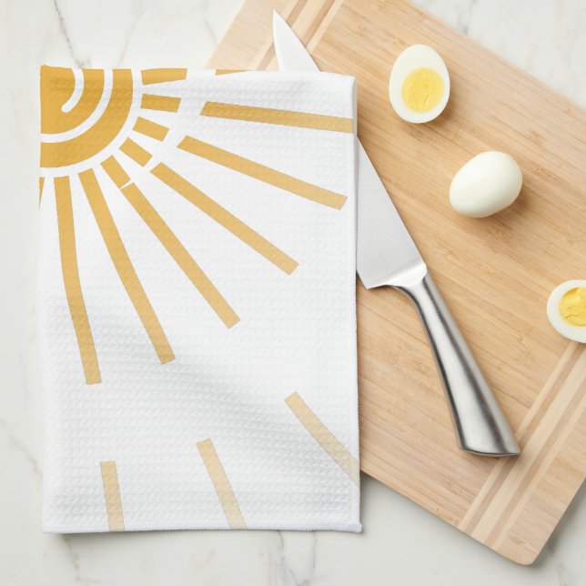 Sonnenschein 1 geschirrtuch (Viertel Falte)