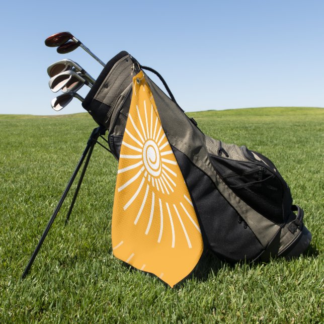 Sonnenschein 2 golfhandtuch (Gras)