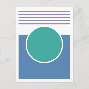 Sonnenschein abstraktes Design Postkarte
