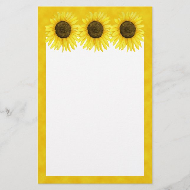 Sonnenschein auf einem Stock-Briefpapier Briefpapier (Vorderseite)