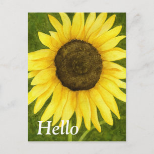 Sonnenschein auf einer Stick-Postkarte Postkarte