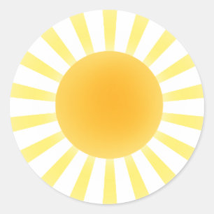 Sonnenschein - Aufkleber