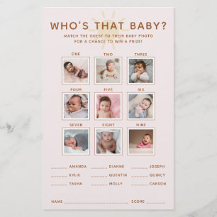 Sonnenschein-Baby-Party-Rates-das-Baby-Foto-Spiel