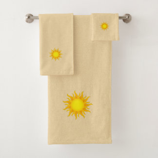 Sonnenschein-Badehandtuch-Set Badhandtuch Set