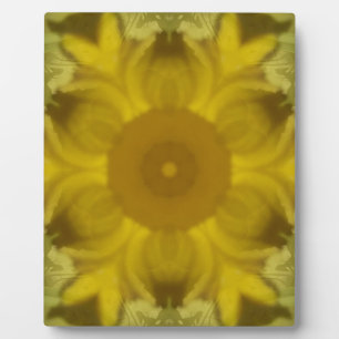 Sonnenschein Blume Burst Golden Fotoplatte