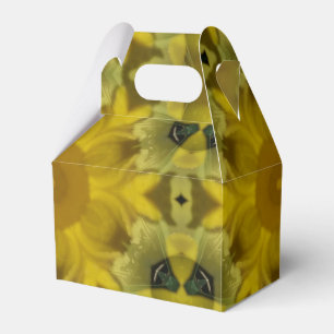 Sonnenschein Blume Burst Golden Geschenkschachtel