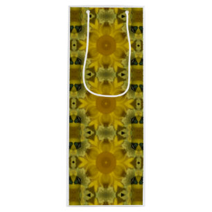 Sonnenschein Blume Burst Golden Geschenktüte Für Weinflaschen