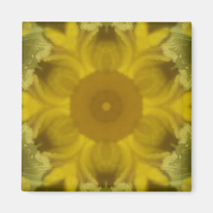 Sonnenschein Blume Burst Golden Magnet
