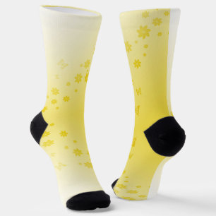 Sonnenschein Blumen Socken