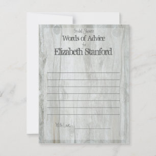 Sonnenschein Brautparty Advisor Card Hinweiskarte