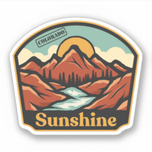 Sonnenschein, Colorado Aufkleber