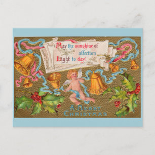 Sonnenschein der Zuneigung Frohe Weihnachten Postkarte