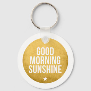Sonnenschein des gutenmorgens, Wortkunst, Schlüsselanhänger