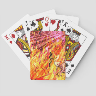 Sonnenschein durch Flammen...... Spielkarten