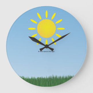 Sonnenschein-Großuhr Große Wanduhr