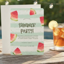 Sonnenschein & Gute-Laune-Sommerparty-Einladung