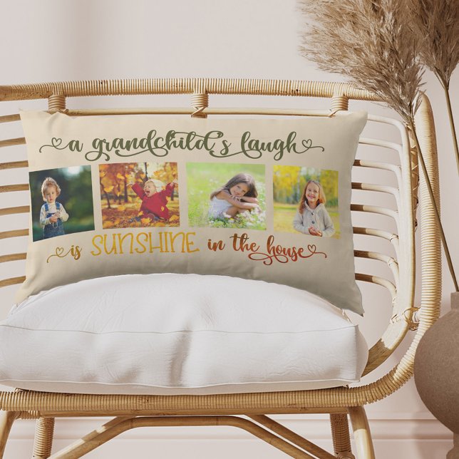 Sonnenschein im Haus Grandchild Zitat 4 Foto Lendenkissen (Von Creator hochgeladen)