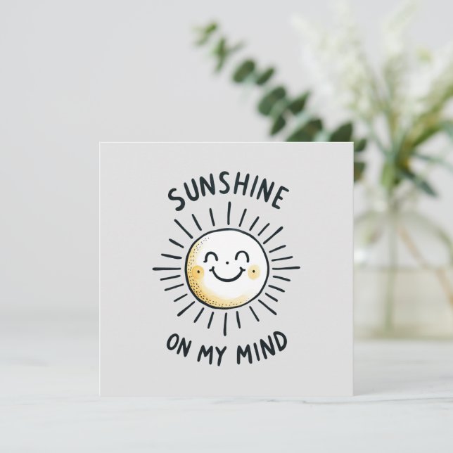Sonnenschein im Kopf (Stehend Vorderseite)