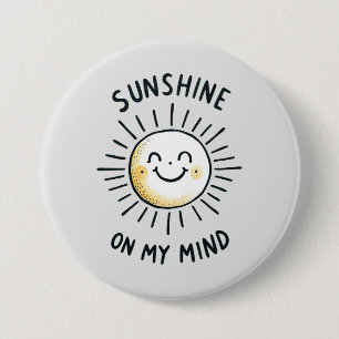 Sonnenschein im Kopf Button