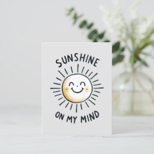 Sonnenschein im Kopf Postkarte