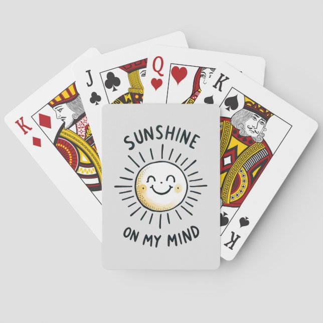 Sonnenschein im Kopf Spielkarten (Rückseite)
