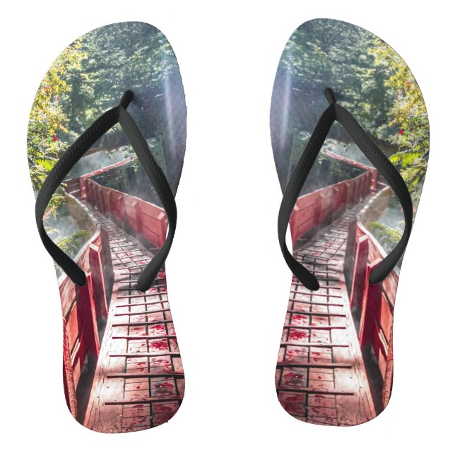 Sonnenschein in den Termas Geometrien, Conaripe, C Flip Flops (Fußbett)